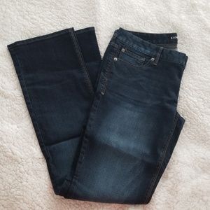 Express Barely Boot Ultra Low Rise Jeans